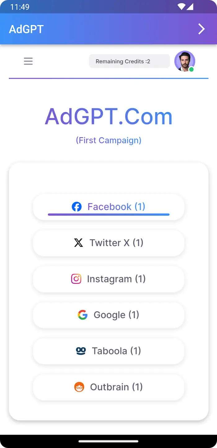 AdGPT Screenshot