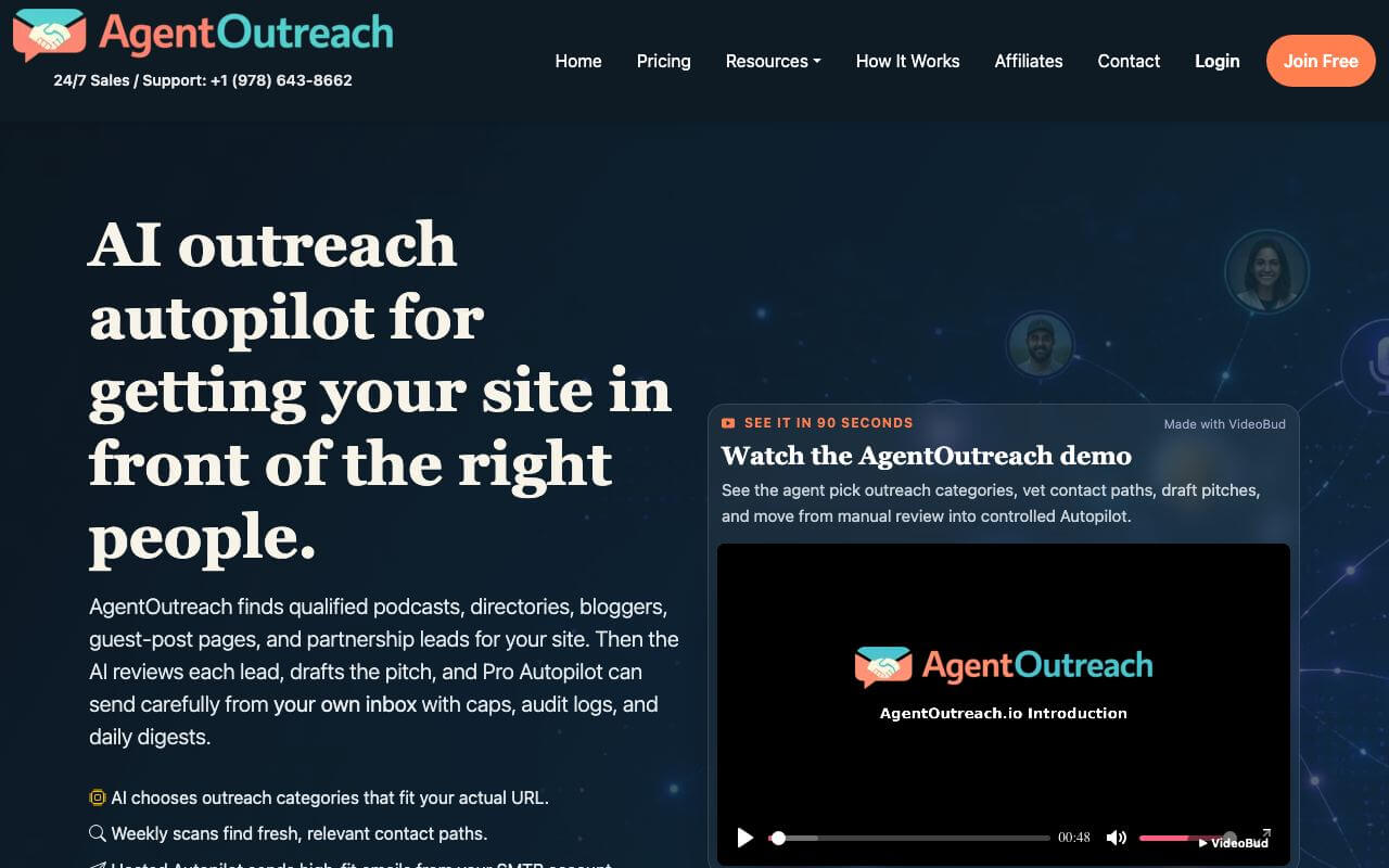 AgentOutreach Screenshot