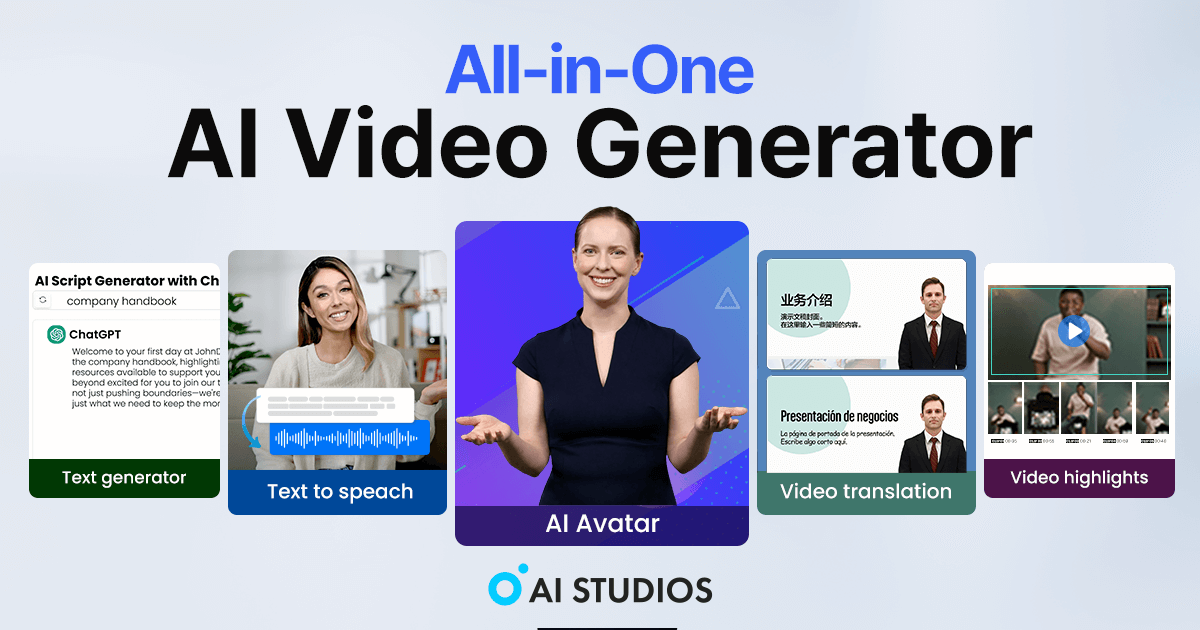 AI Studios Screenshot