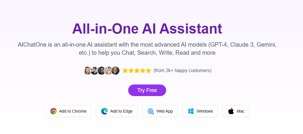 AIChatOne Screenshot