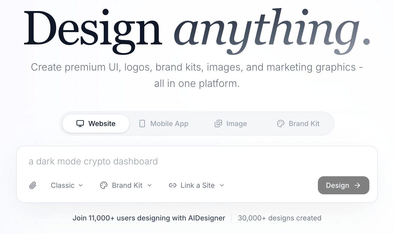 AIDesigner Screenshot