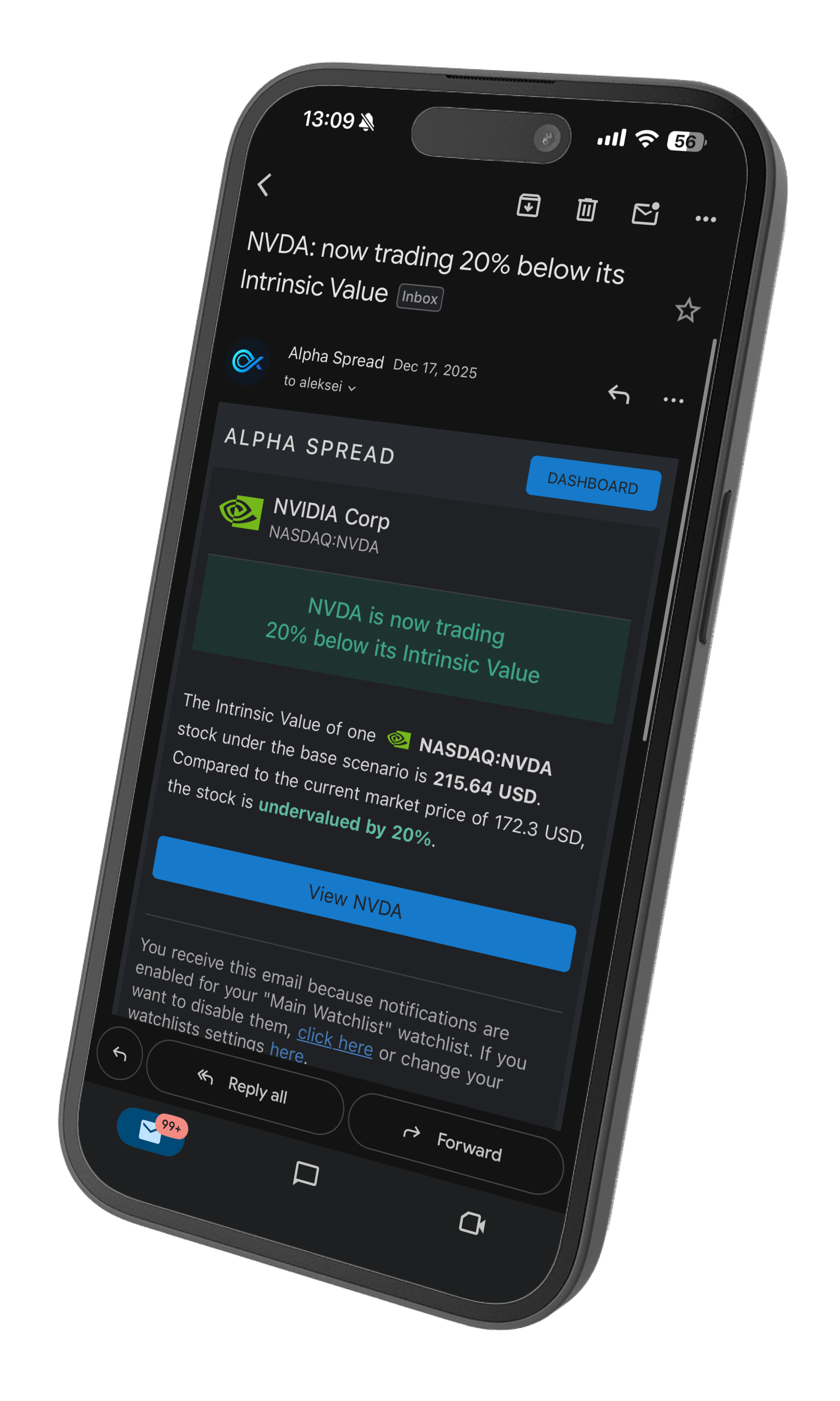 Alpha Spread Screenshot