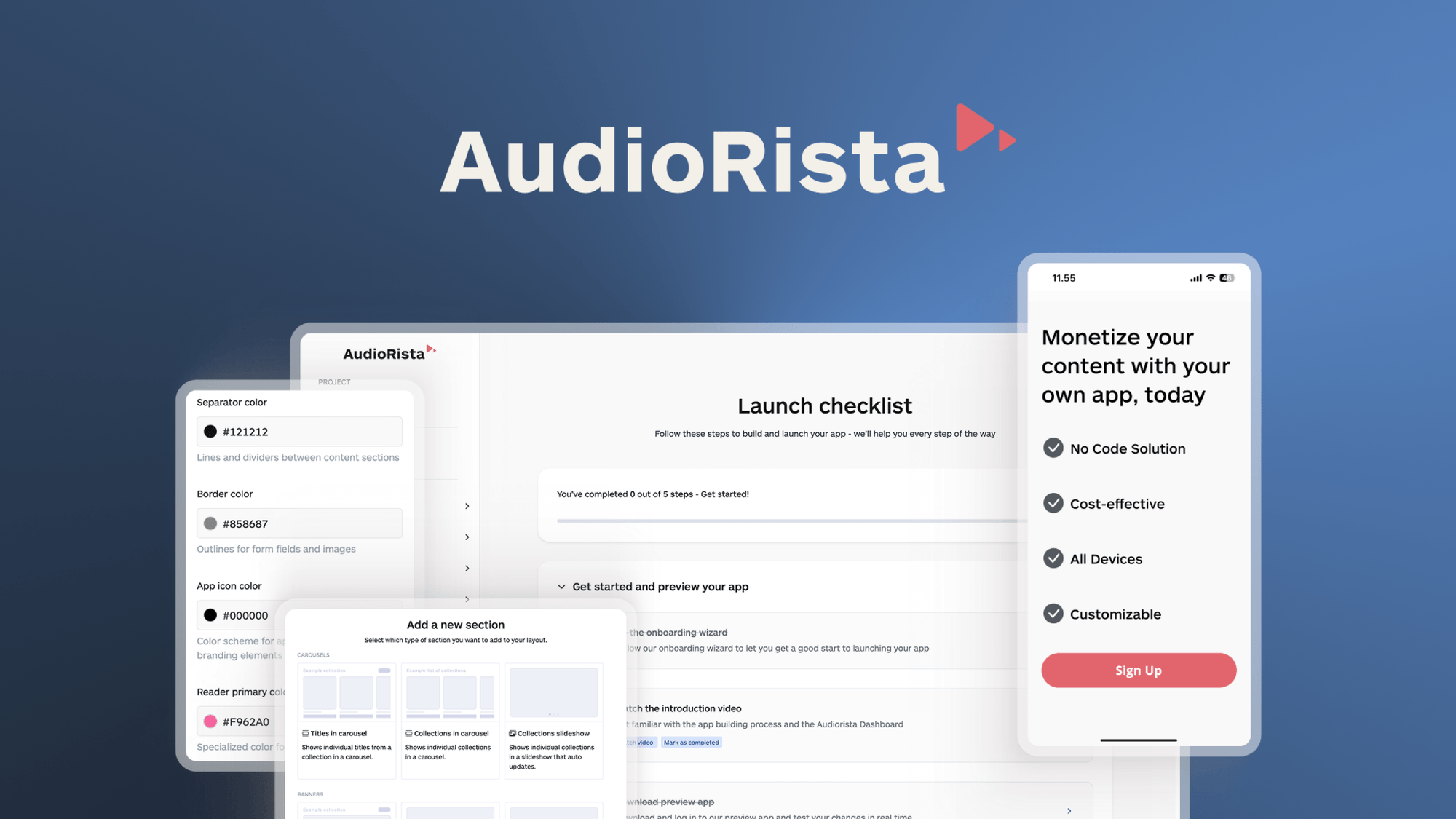 Audiorista Screenshot