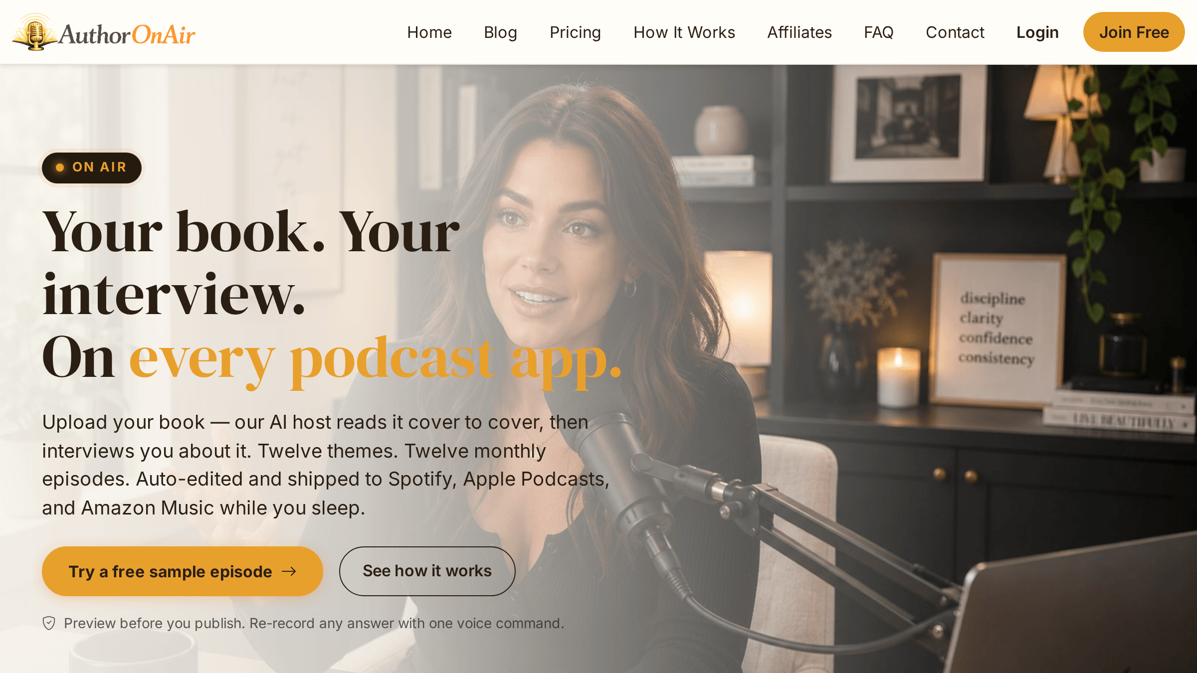 AuthorOnAir Screenshot