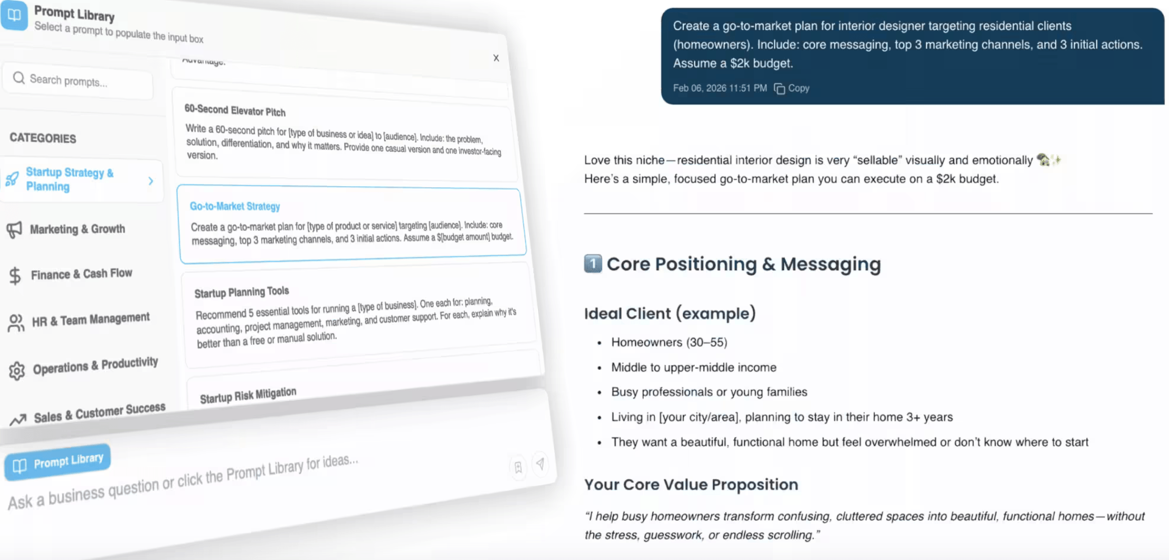 BizClearAI Screenshot