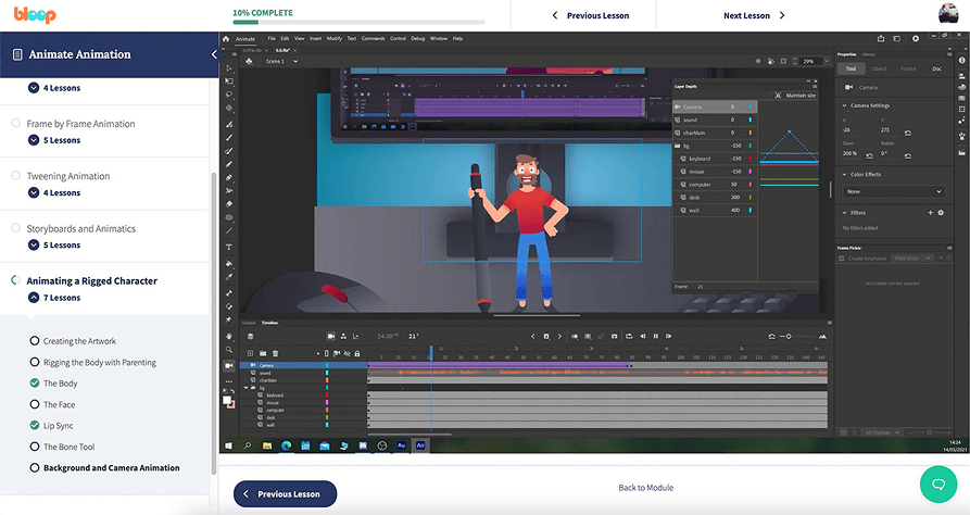 Bloop Animation Screenshot