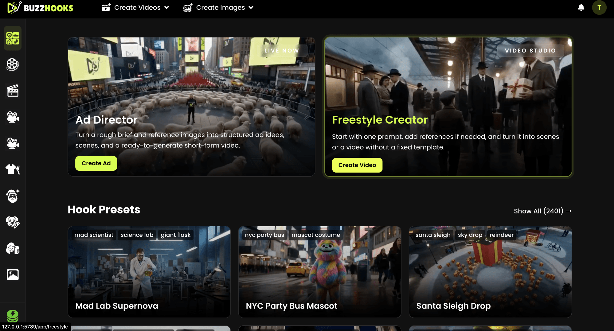 BuzzHooks Screenshot