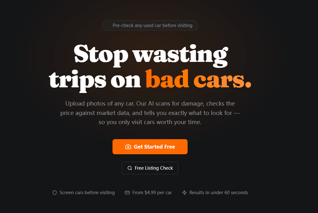 CarScanAI Screenshot