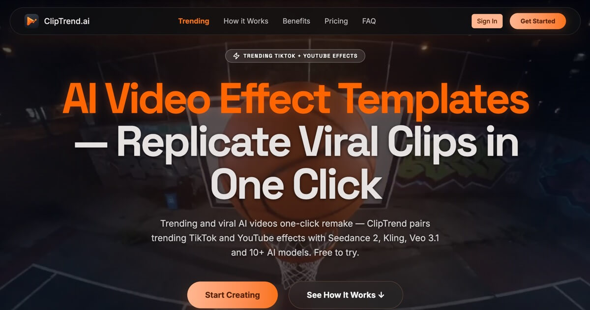ClipTrend AI Screenshot