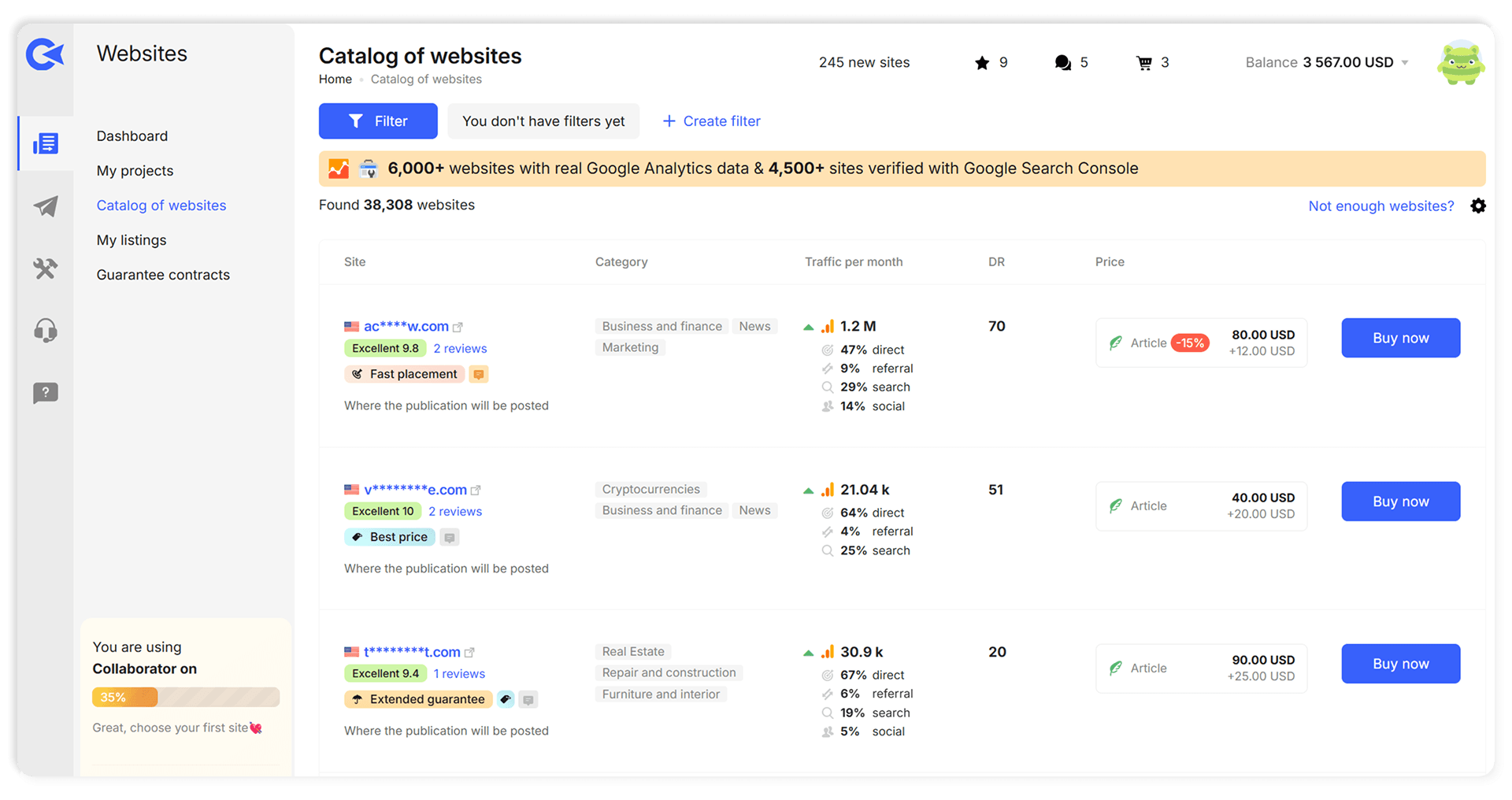 Collaborator Screenshot