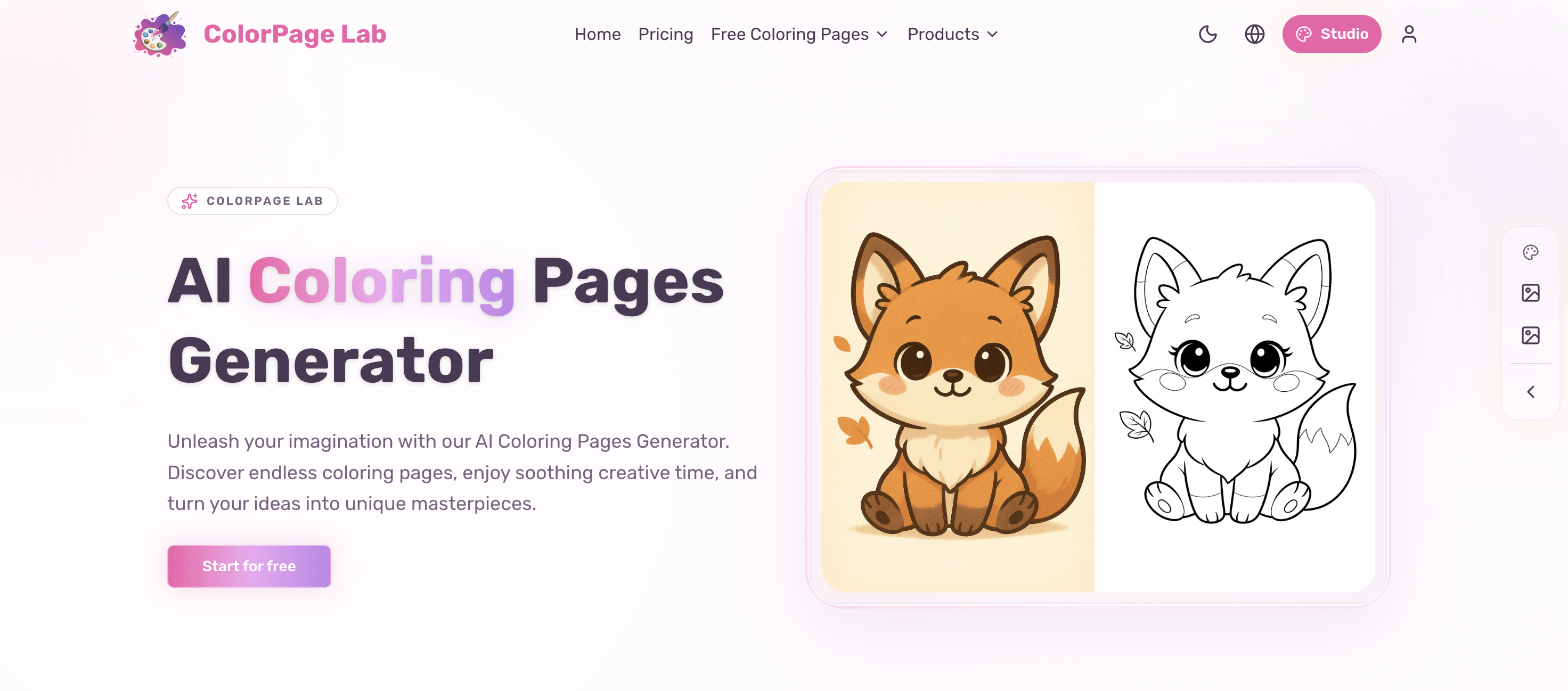 ColorPage.ai Screenshot