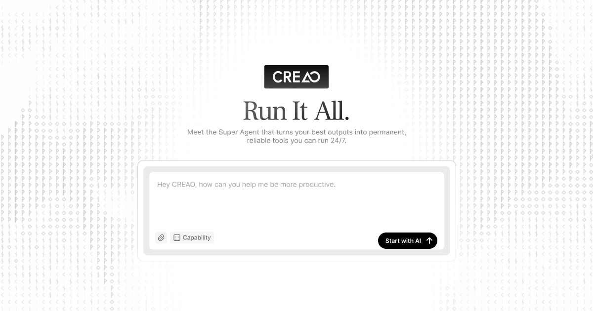 Creao AI Screenshot