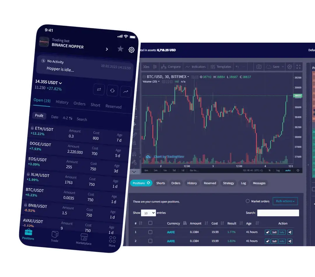 Cryptohopper Screenshot