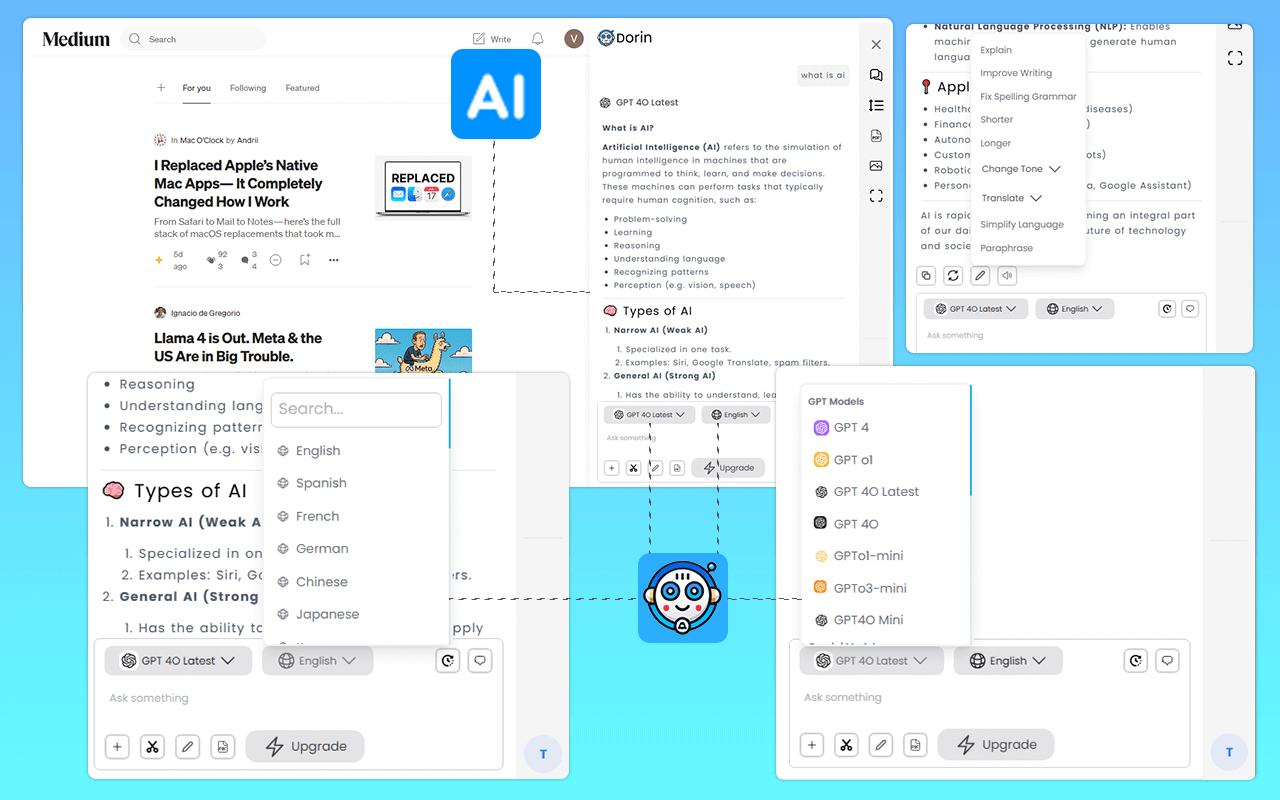 Dorin.AI Screenshot
