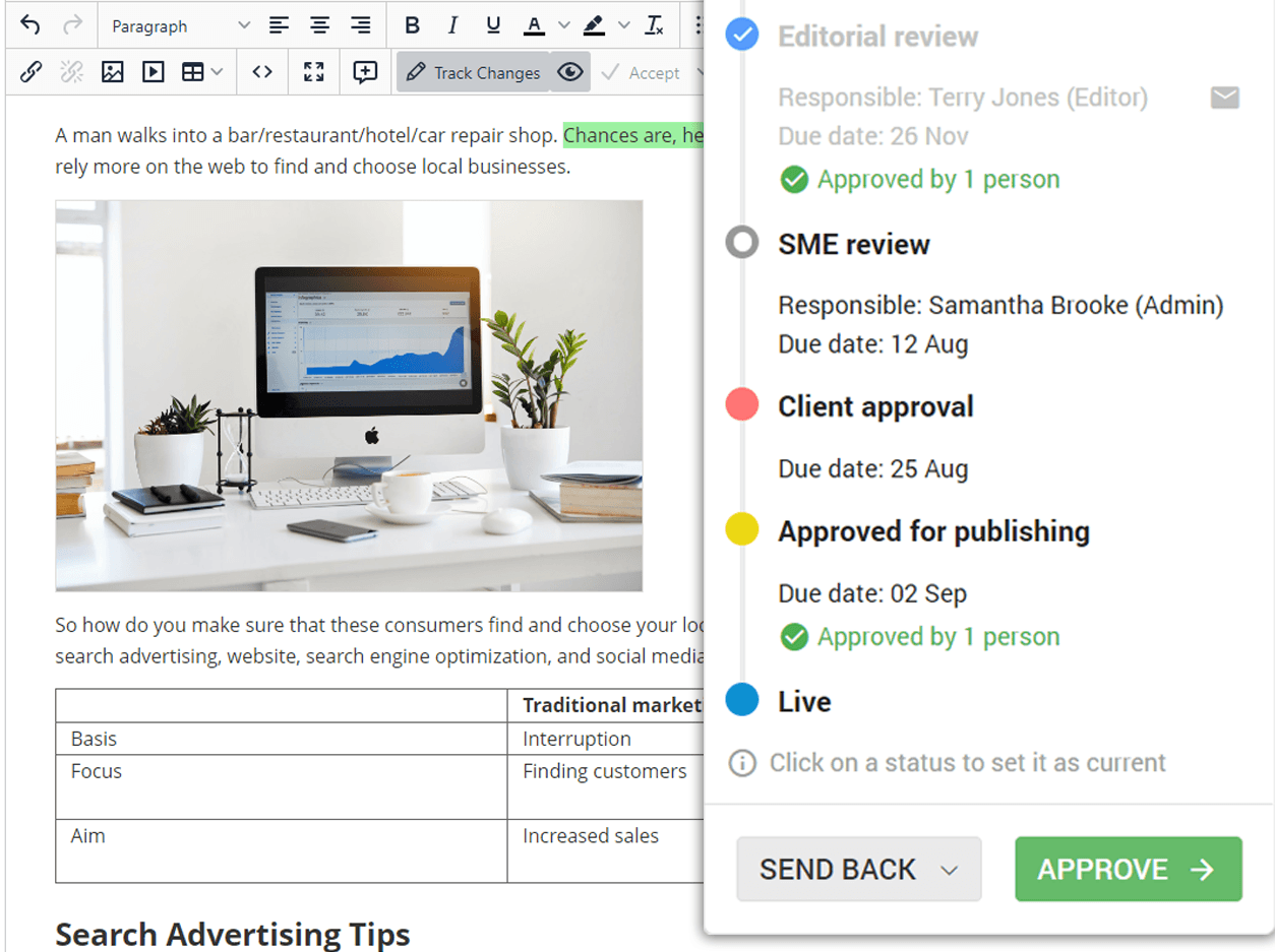EasyContent Screenshot