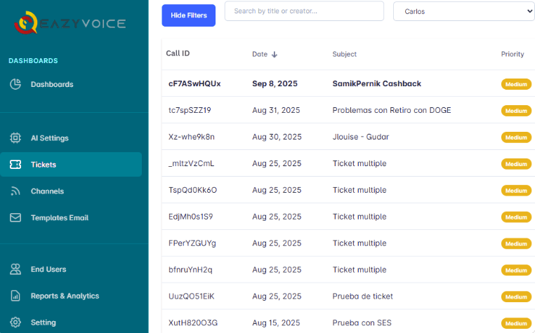EazyVoice Screenshot