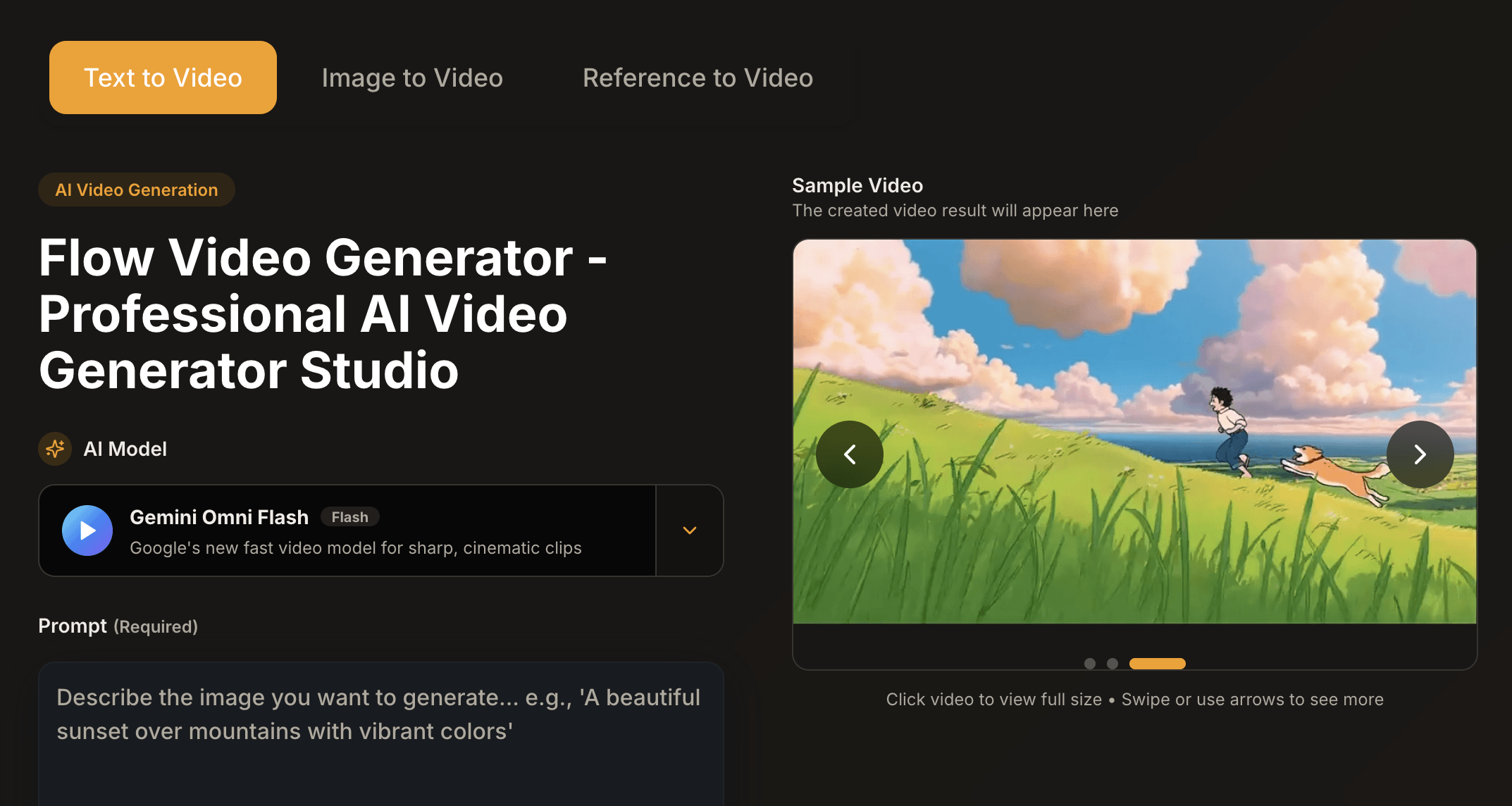 Flow AI Video Screenshot