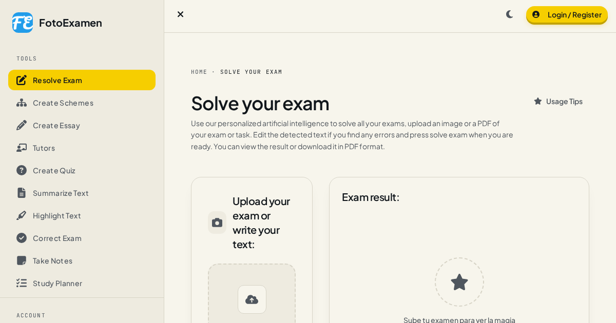 Fotoexamen Screenshot