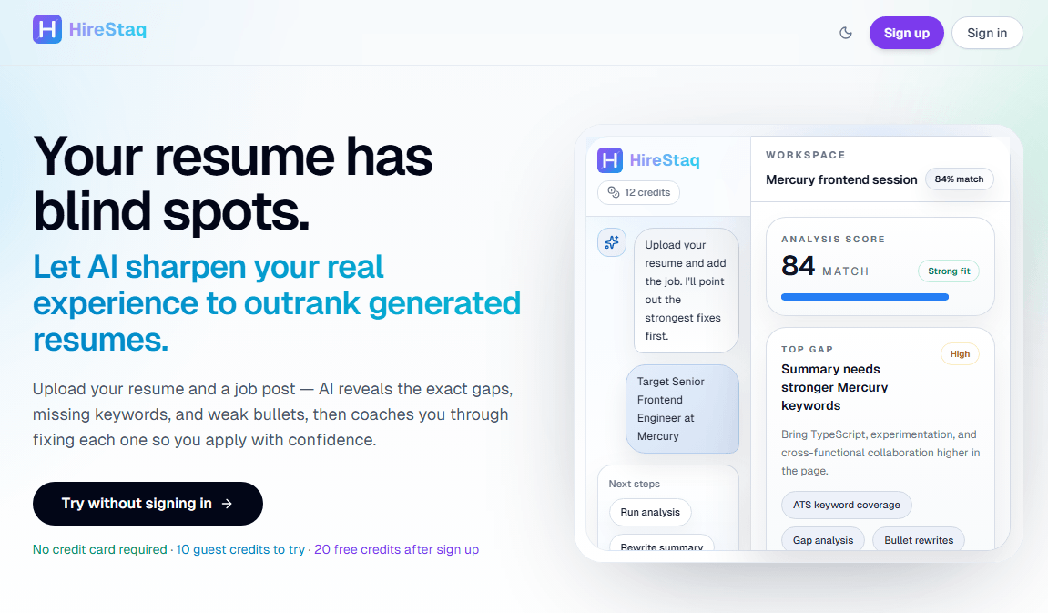 HireStaq Screenshot