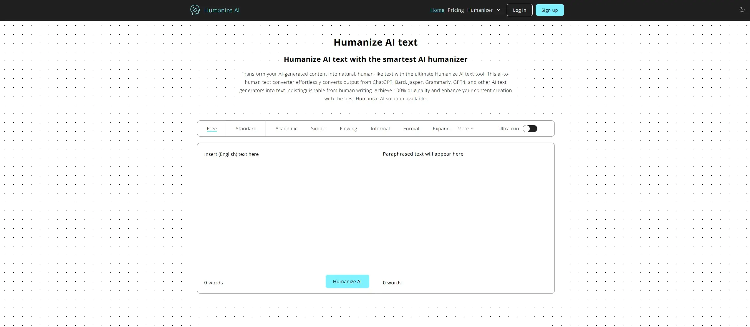Humanize AI Screenshot