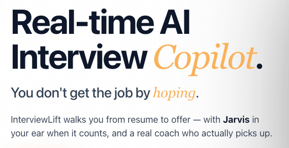 InterviewLift Screenshot