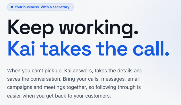 KaiCalls Screenshot