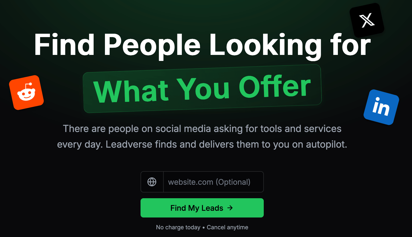 Leadverse.ai Screenshot