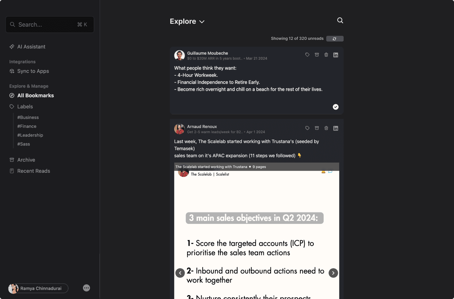 Linkedmash Screenshot