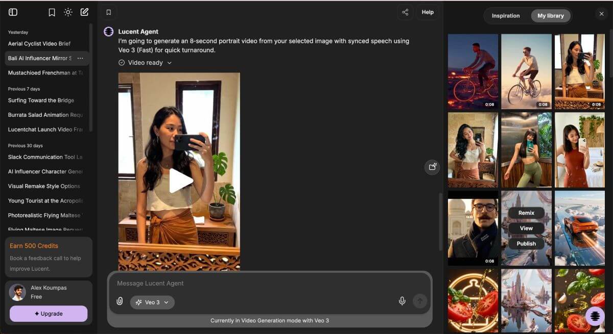 Lucent Chat Screenshot
