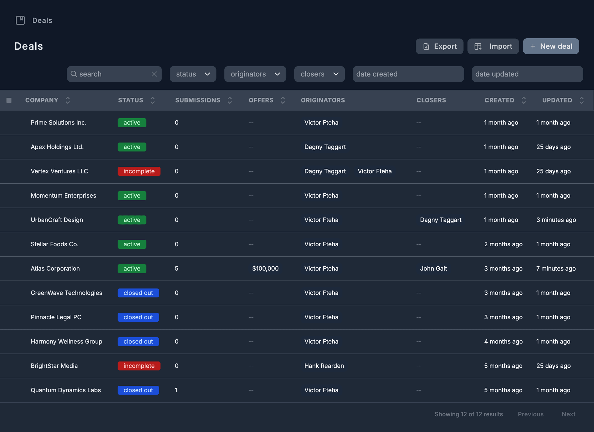 MCA Pilot Screenshot