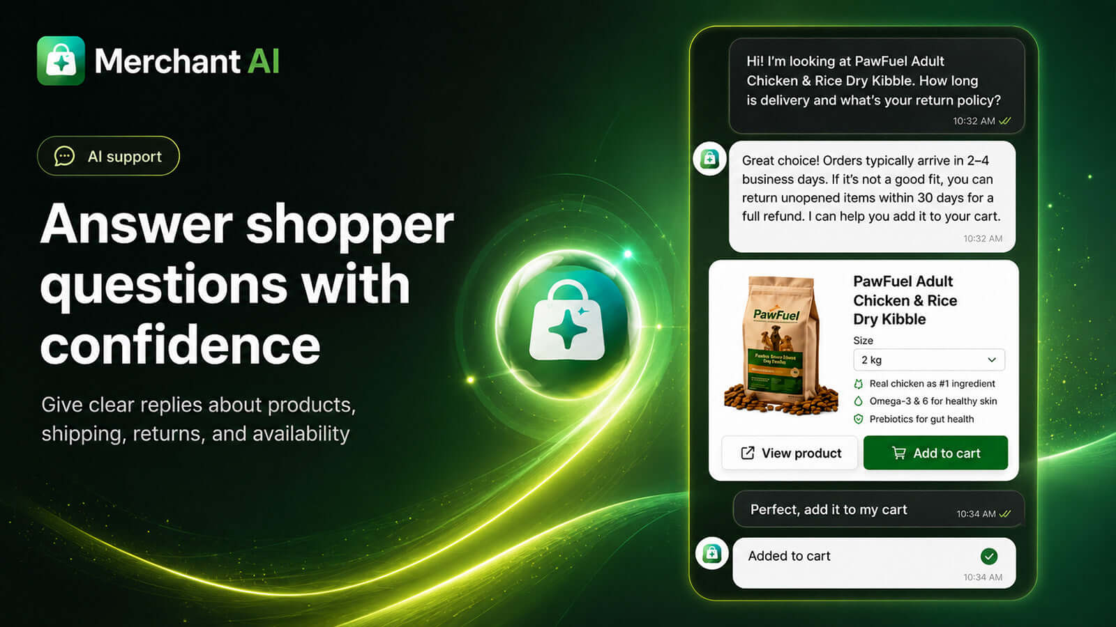 Merchant AI Screenshot