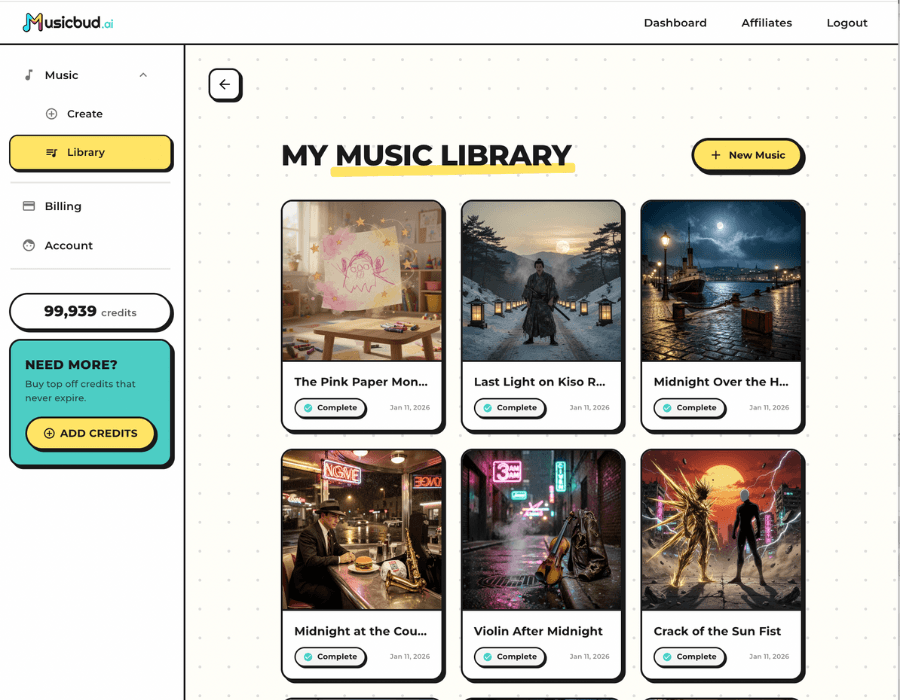 MusicBud AI Screenshot