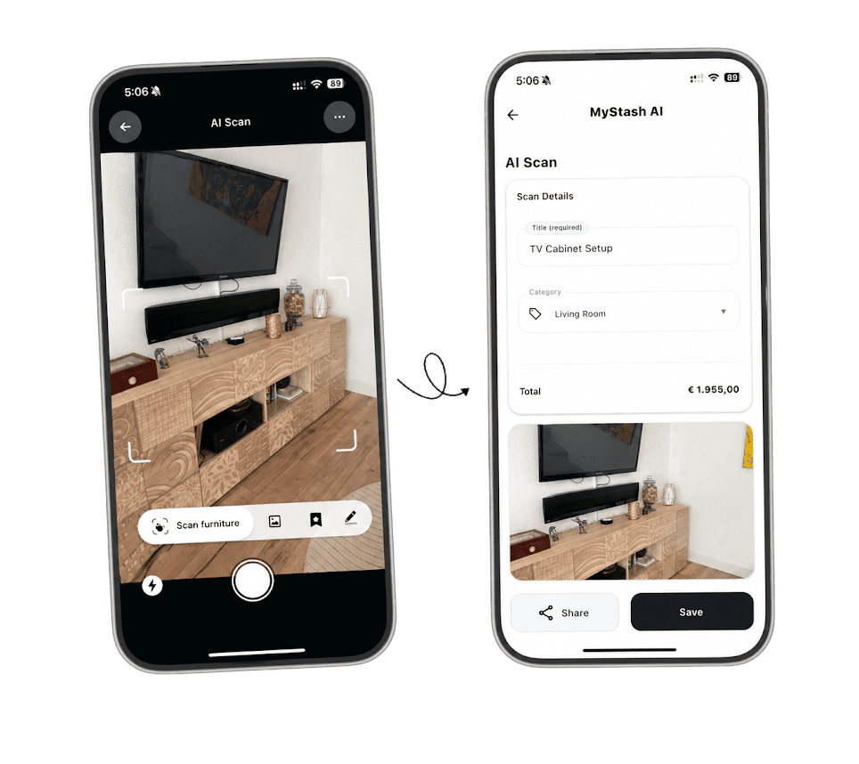 MyStash AI Screenshot