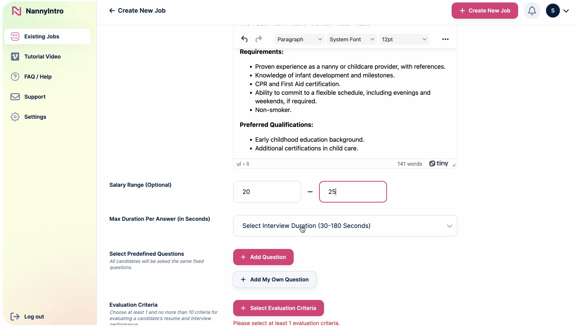 NannyIntro Screenshot