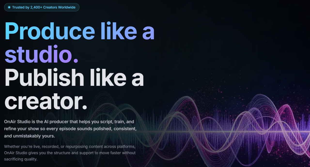 OnAir Studio Screenshot