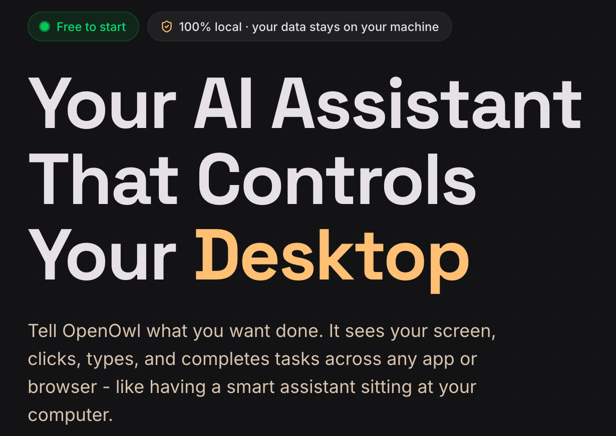 OpenOwl Screenshot