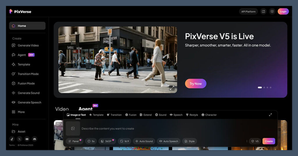 PixVerse AI Screenshot