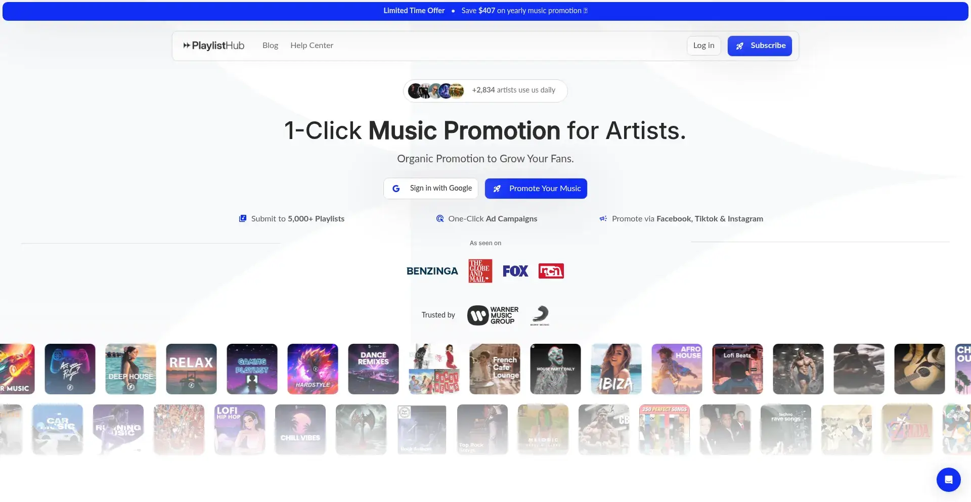 PlaylistHub Screenshot