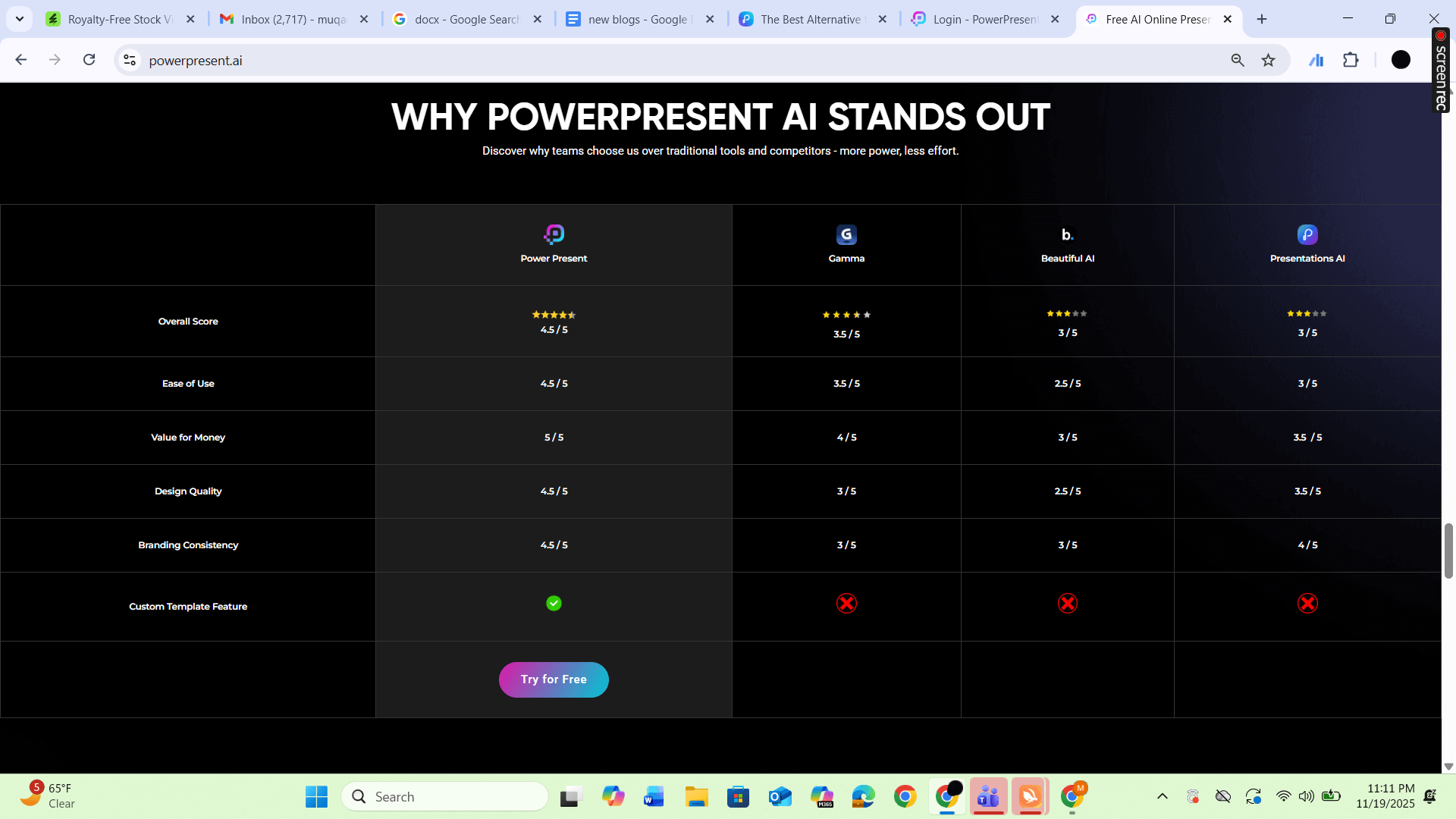 PowerPresent Screenshot