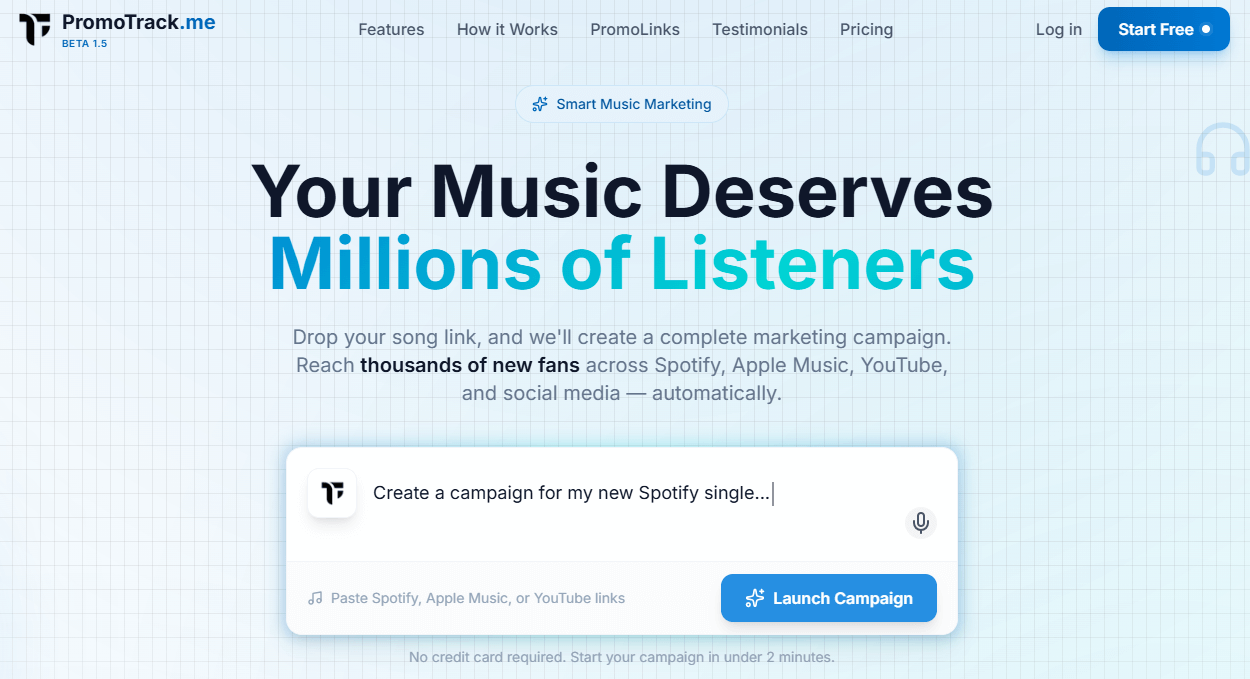 Promotrack.ai Screenshot