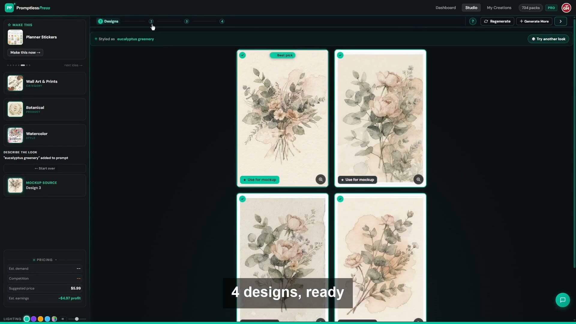 PromptlessPress Screenshot