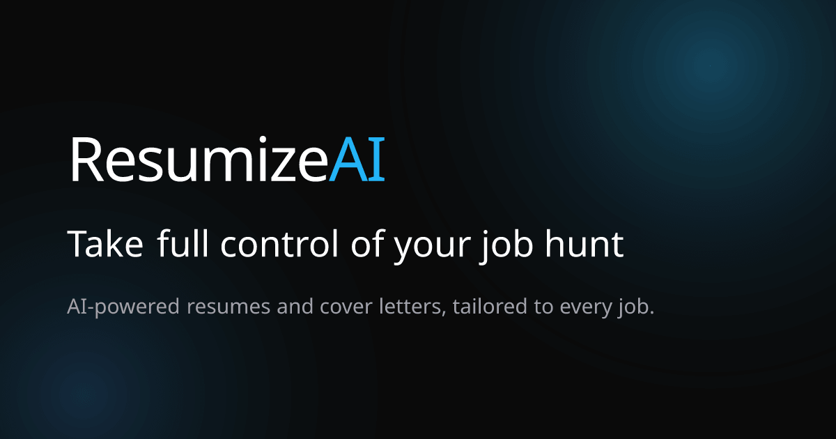 Resumize.AI Screenshot