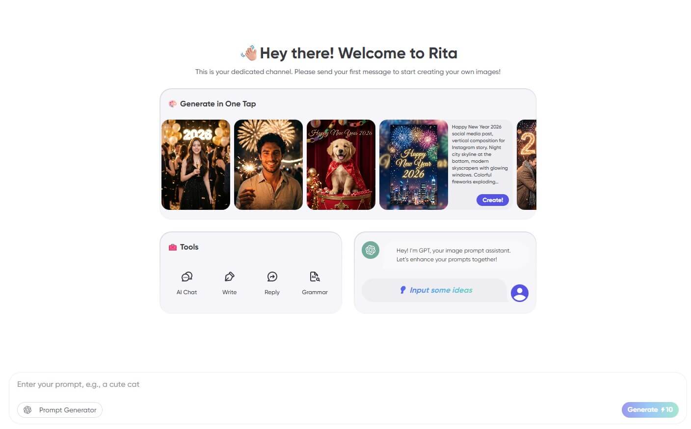 Rita AI Screenshot
