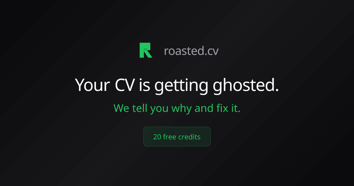 Roasted.cv Screenshot