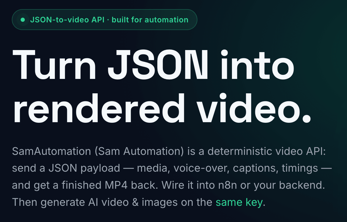 SamAutomation Screenshot
