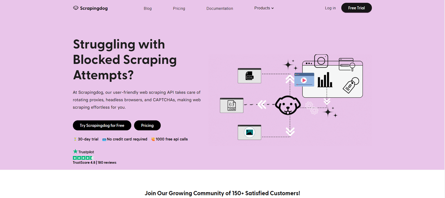 ScrapingDog Screenshot