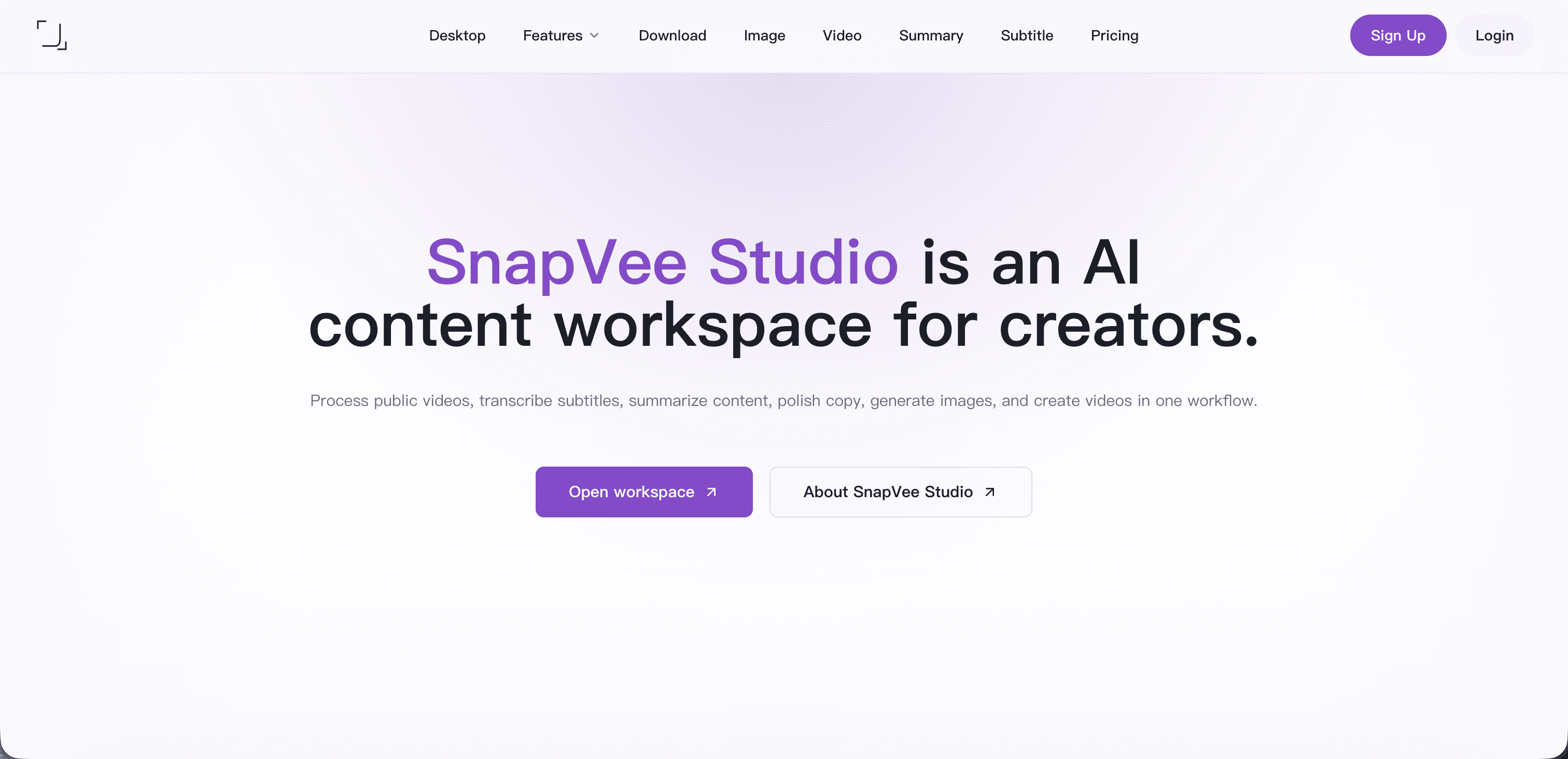 SnapVee Studio Screenshot