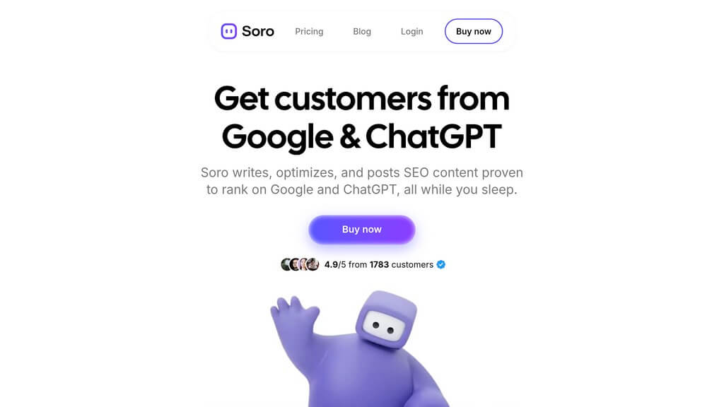 Soro SEO Screenshot