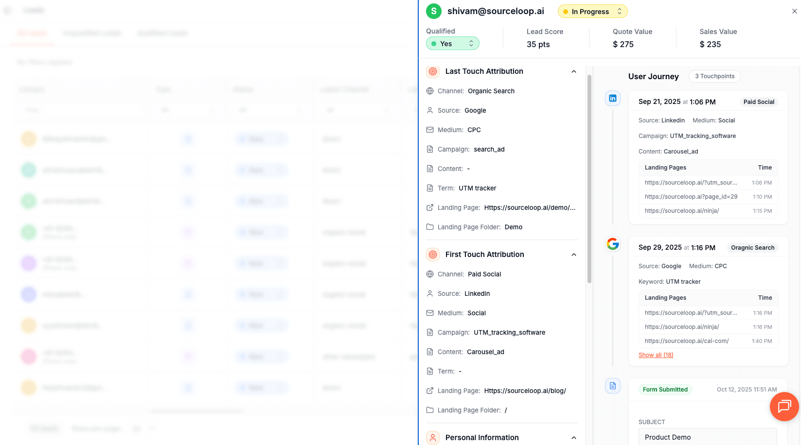 SourceLoop Screenshot