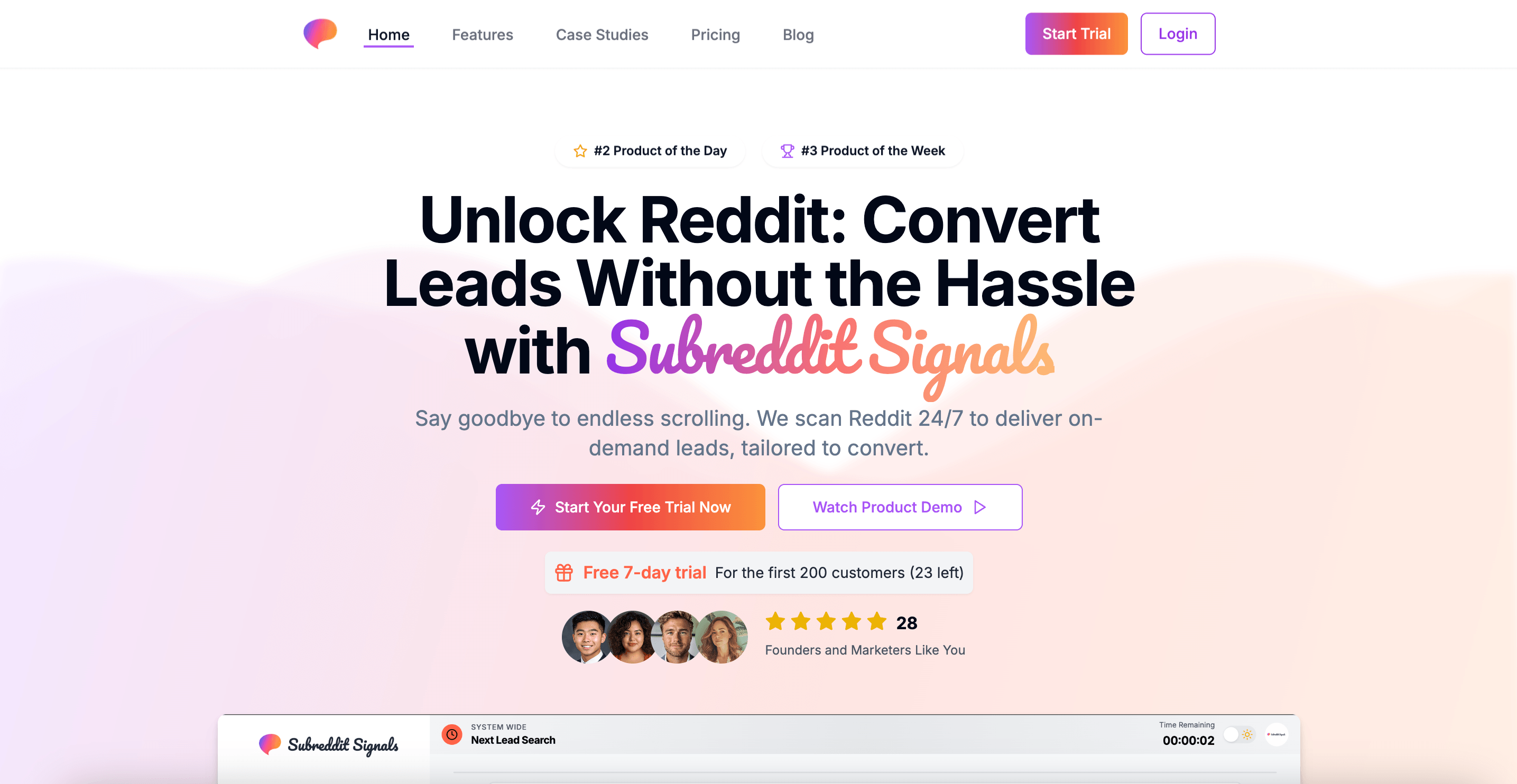 Subreddit Signals Screenshot